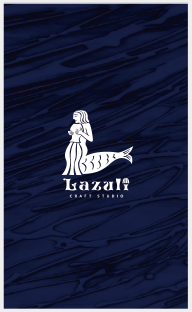 作家ブランド名刺裏面ロゴ